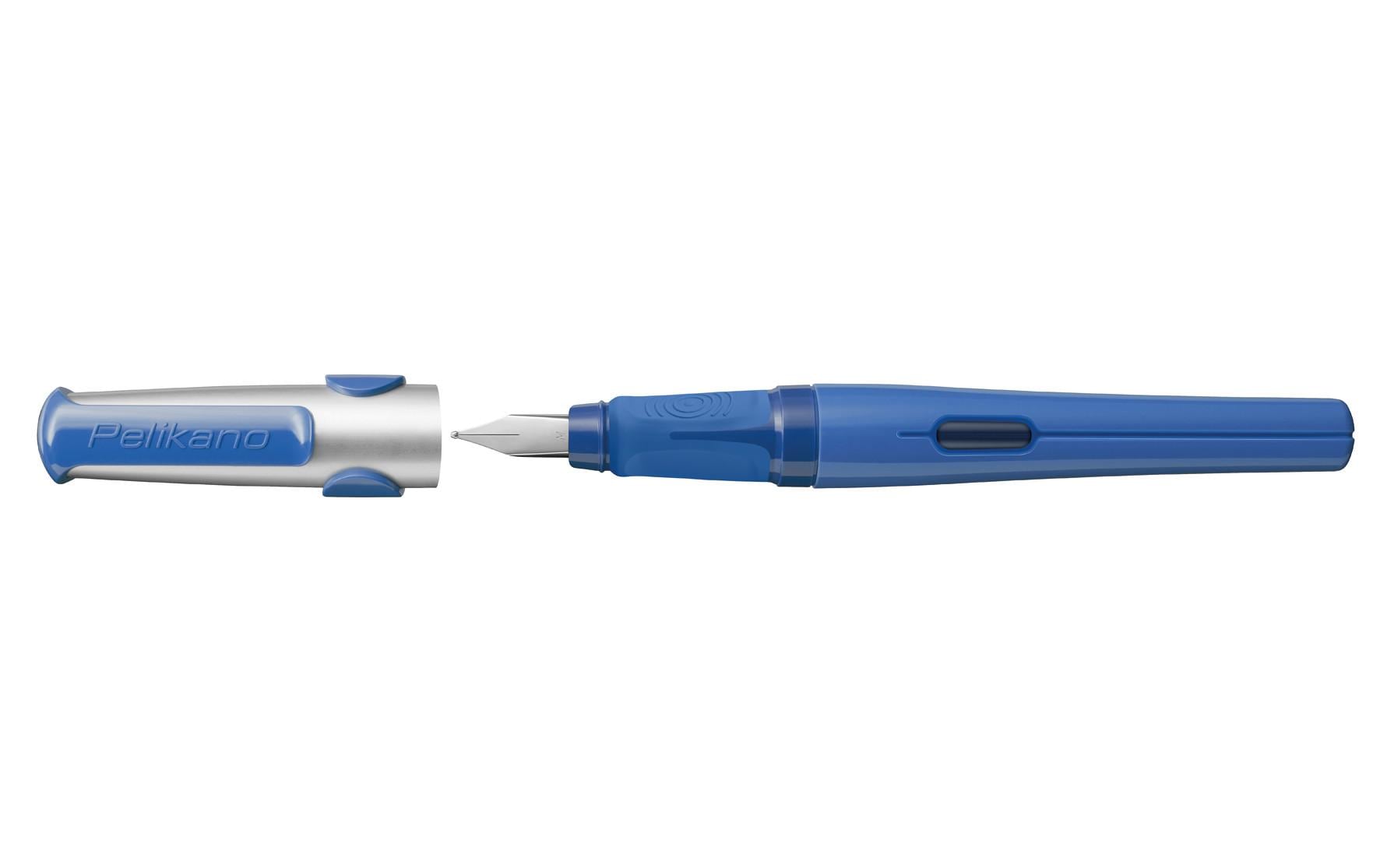 Pelikano – Federspitze M – für Rechtshänder – Blau – Patronen