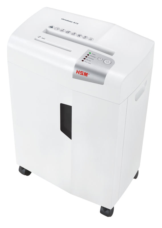 HSM shredstar X13 – Aktenvernichter, DIN P-4, Partikelschnitt 4 × 37 mm, 13 Blatt, 23 l