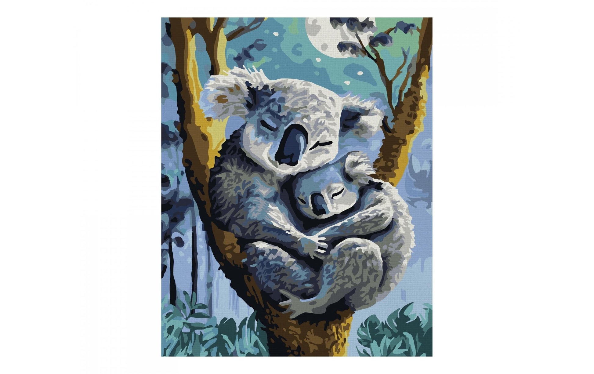 Schipper Malen-nach-Zahlen-Set – Koala mit Baby – 24 × 30 cm – ab 12 Jahren