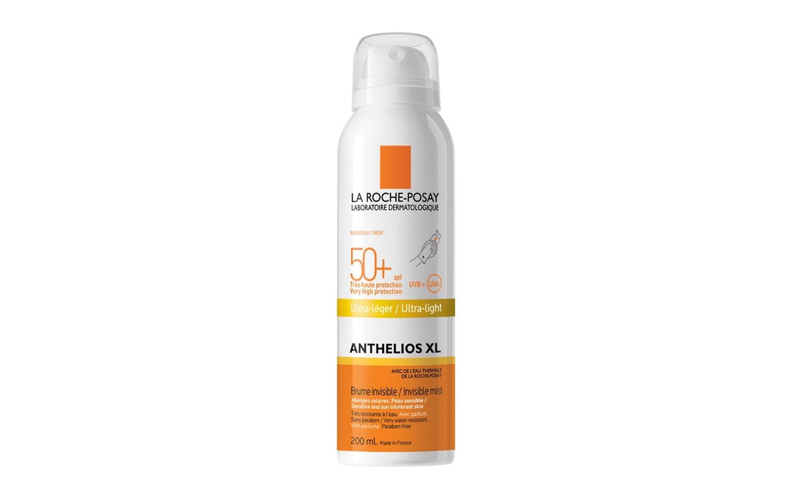 La roche posay La Roche-Posay Sonnencreme Anthelios XL Unsichtbarer Nebel LSF 50+ – Wasserfest – 200 ml