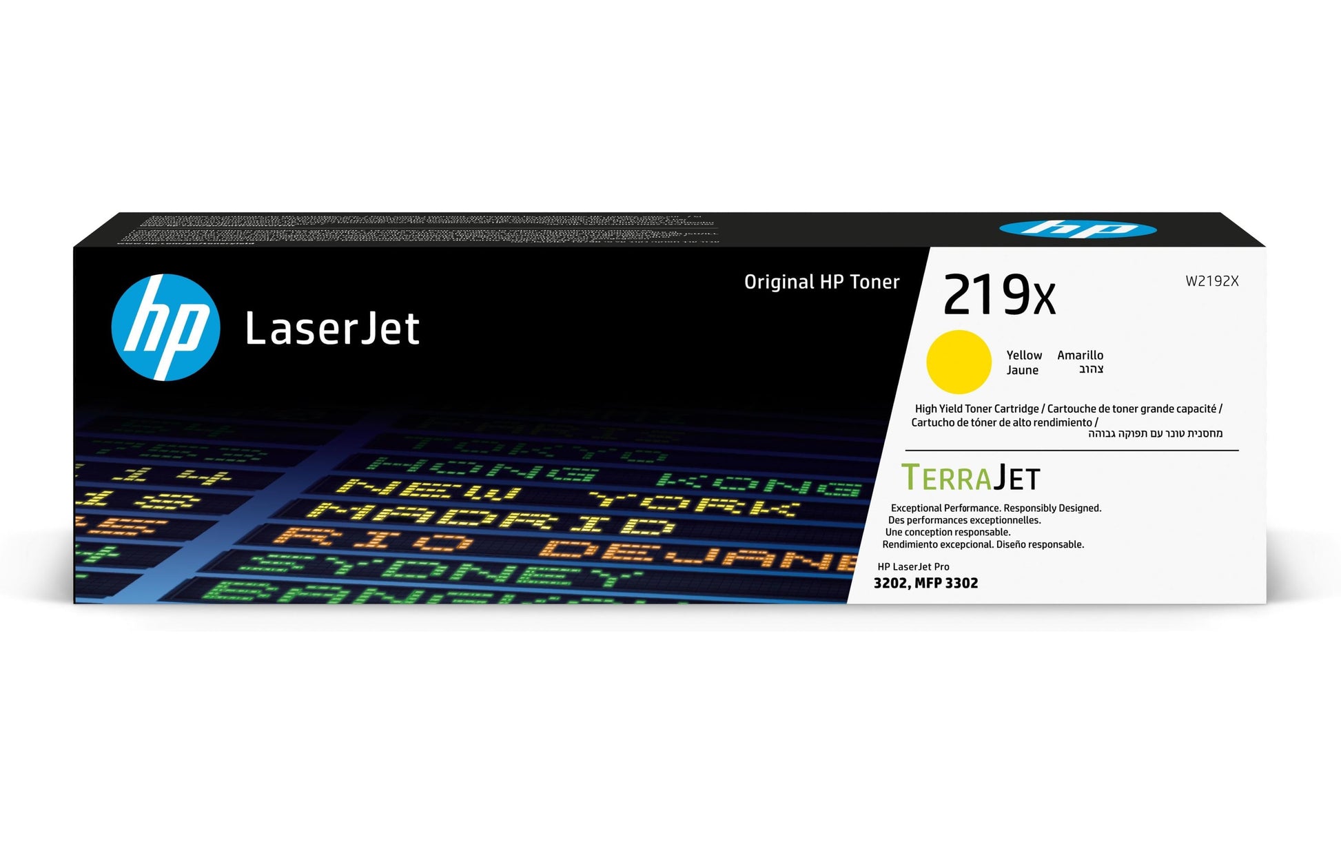 HP Toner 219X – Gelb, 2500 Seiten – für Farb-Laserdrucker/Multifunktionsgeräte