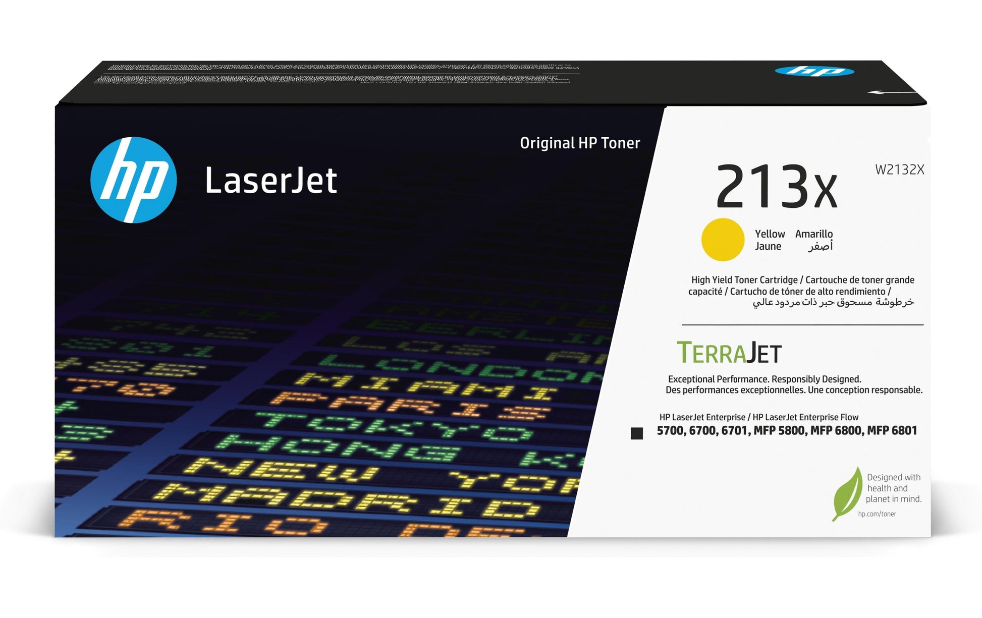 HP Toner 213X – Gelb, 6000 Seiten