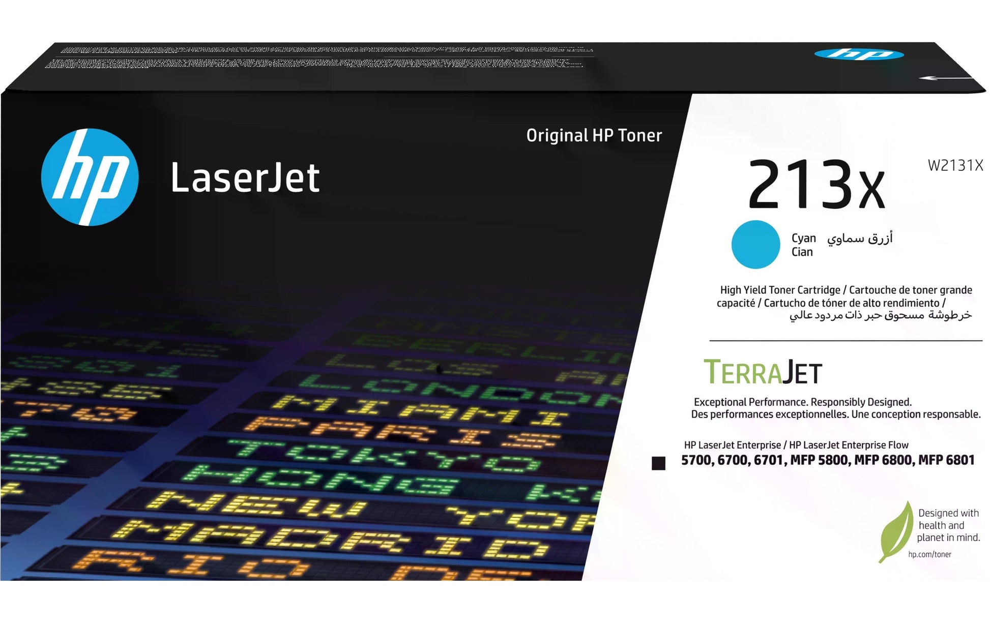 HP Toner 213X – cyan, 6000 Seiten
