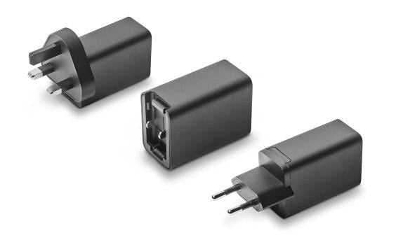 Wacom ACK44914B Netzteil – EU/CH/UK-Stecker – für One 12, One 13 touch – Schwarz