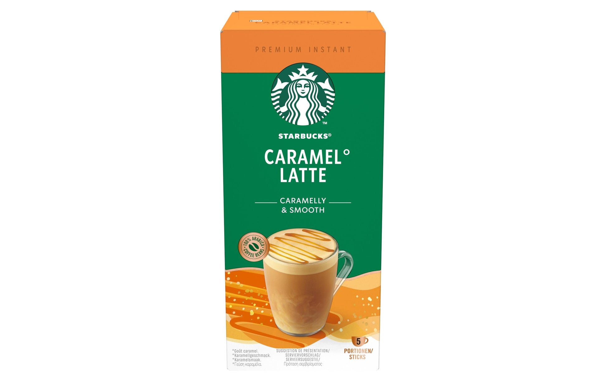 Starbucks Caramel Latte – Instantgetränk – 5 Stk.