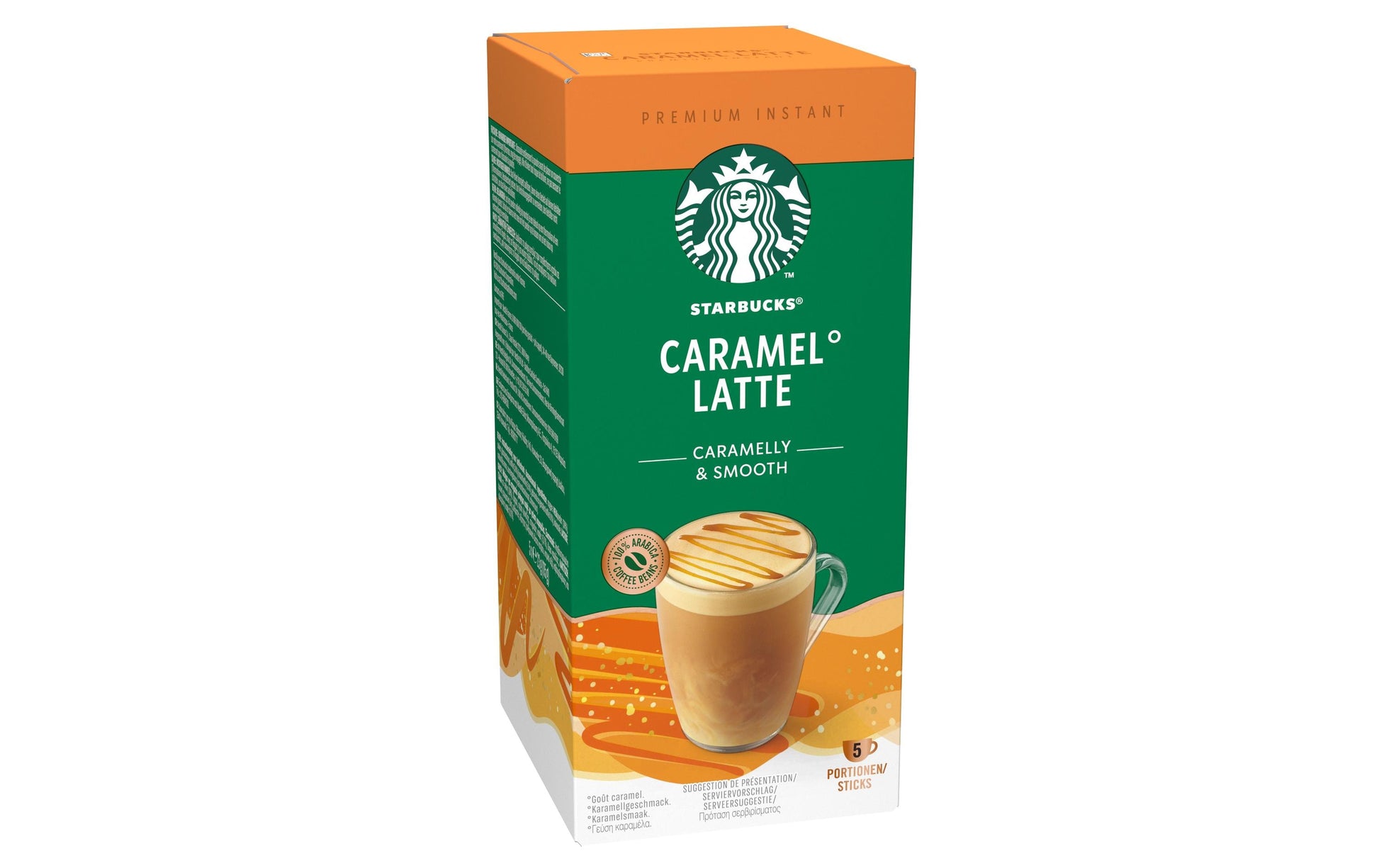 Starbucks Caramel Latte – Instantgetränk – 5 Stk.