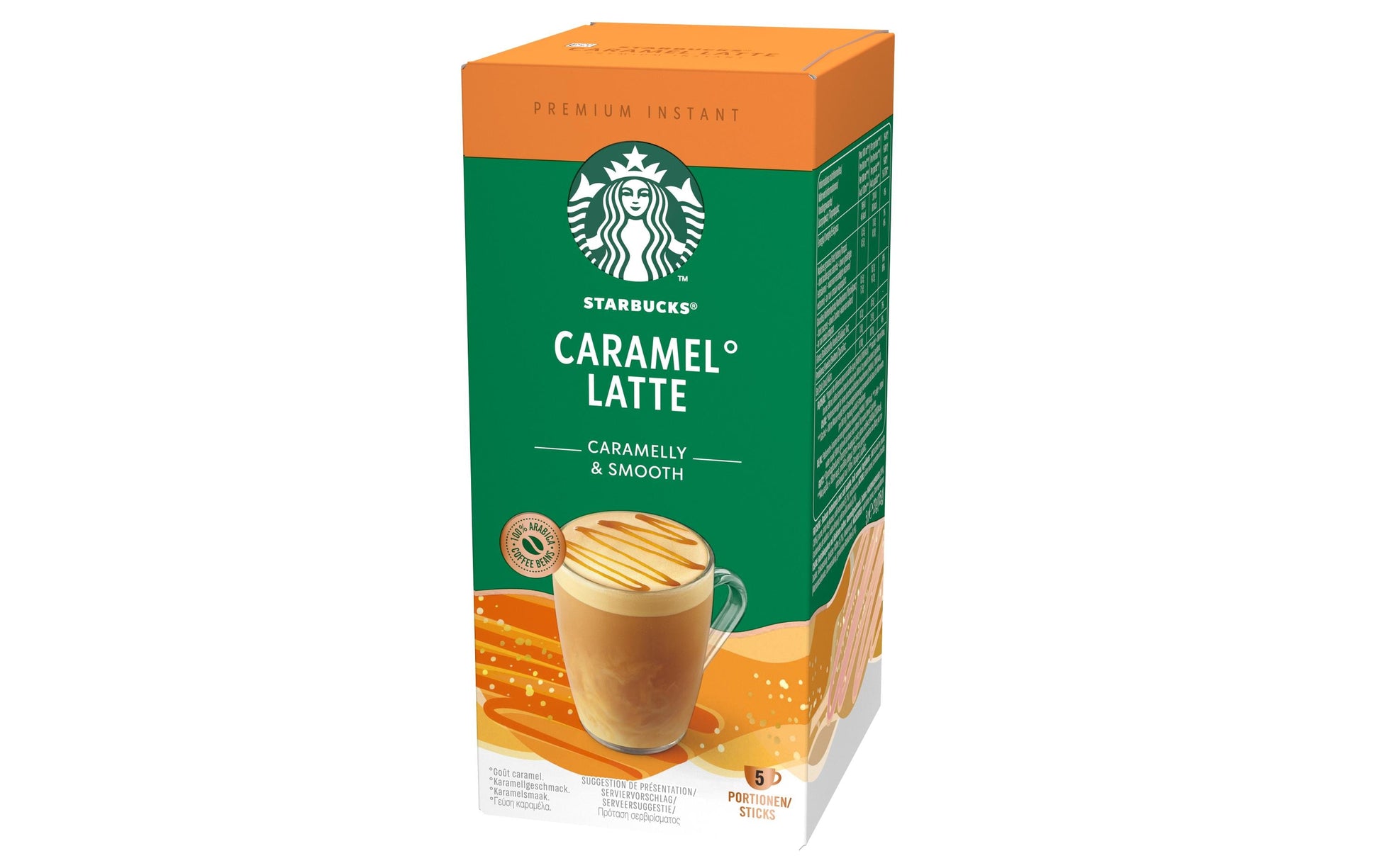 Starbucks Caramel Latte – Instantgetränk – 5 Stk.