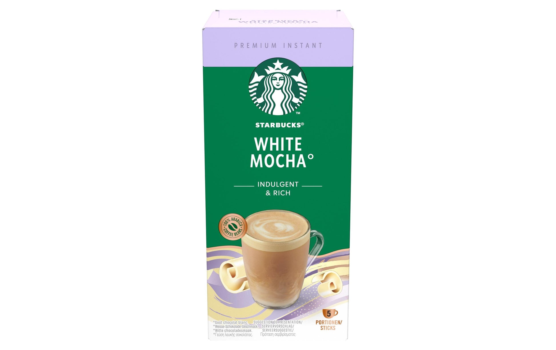 Starbucks White Mocha – Instantgetränk – Mokka, 5 Sticks