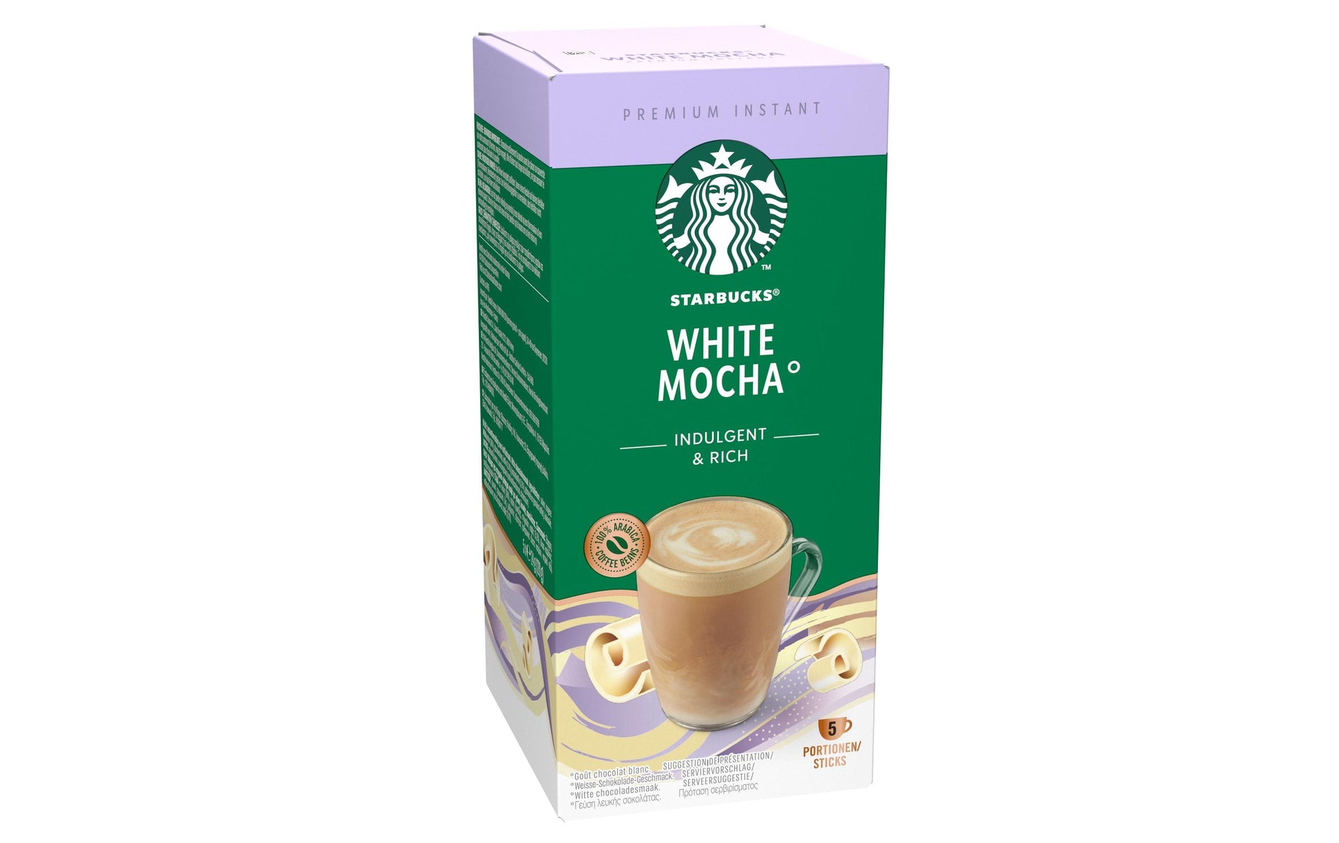 Starbucks White Mocha – Instantgetränk – Mokka, 5 Sticks