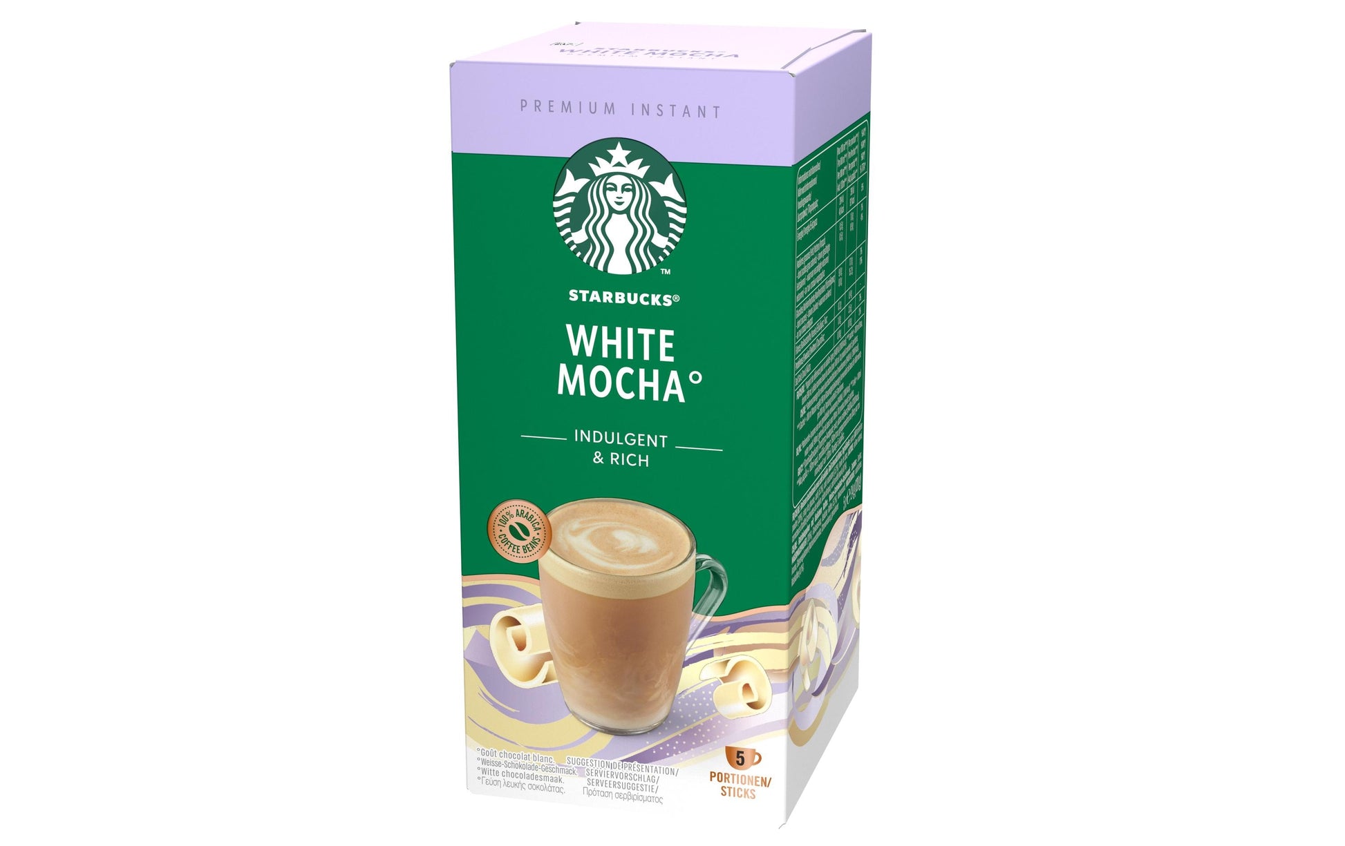 Starbucks White Mocha – Instantgetränk – Mokka, 5 Sticks