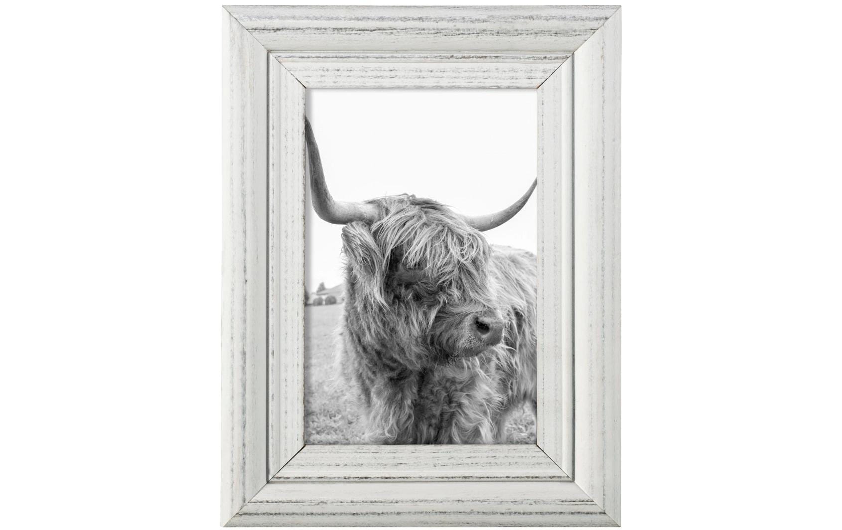 Hama Bilderrahmen – für 10 × 15 cm – Holz & Glas, Weiss