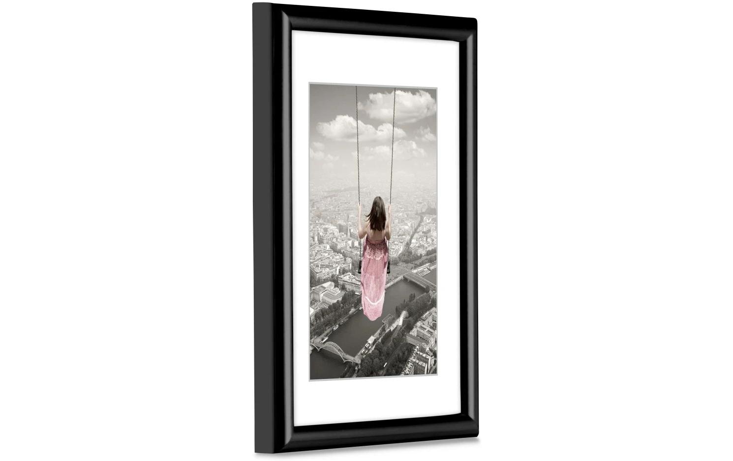 Hama Bilderrahmen – für 21 × 29,7 cm – Holz, Schwarz