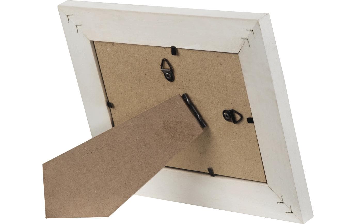 Hama Bilderrahmen – für 10 × 15 cm – Holz & Glas, Weiss
