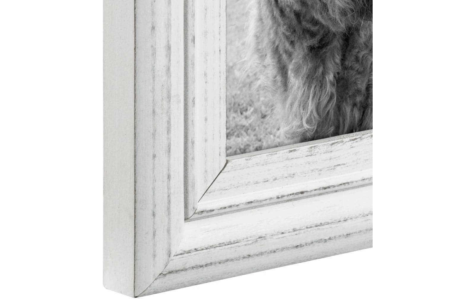 Hama Bilderrahmen – für 10 × 15 cm – Holz & Glas, Weiss