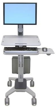 Ergotron WorkFit C-MOD LCD LD Single – Monitorhalterung, 1 Monitor, höhenverstellbar