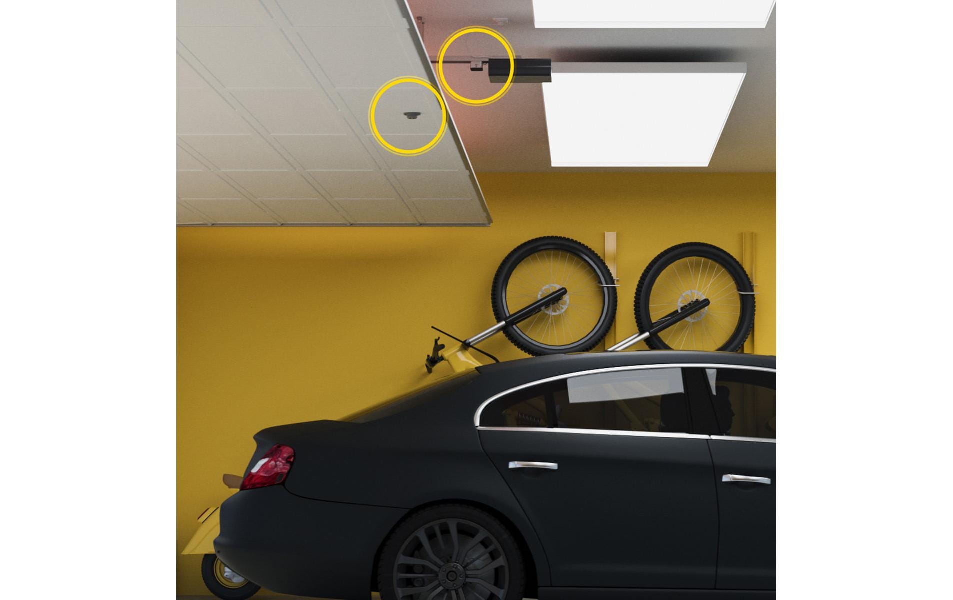 Yale Smart Positionssensor + Magnet Toröffner Türklingel-Zubehör – 40×20×3 mm, Schwarz/Grau