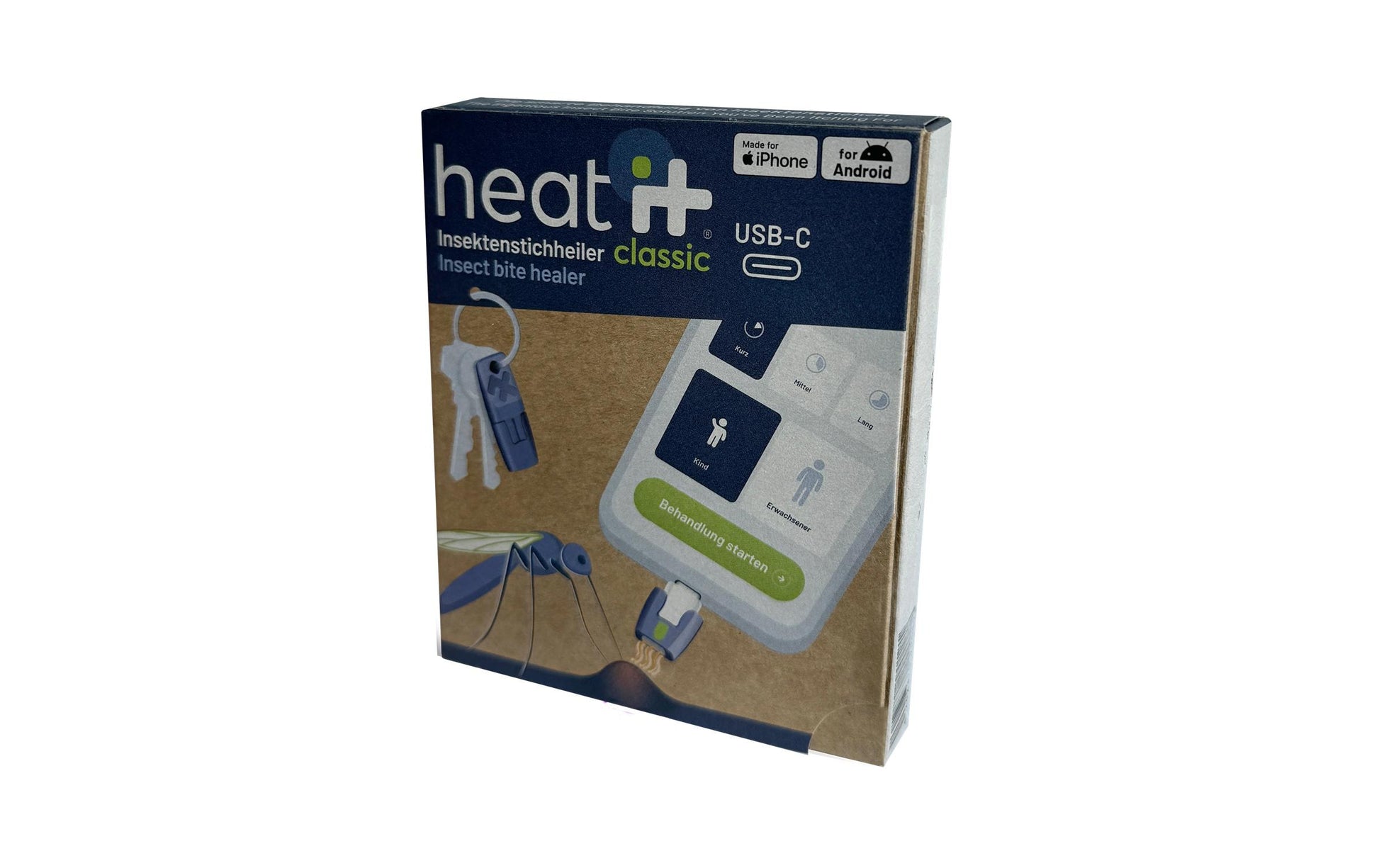 Heat it® Heat it classic USB-C – Spezialzubehör – für Android, iPhone 15 – Blau