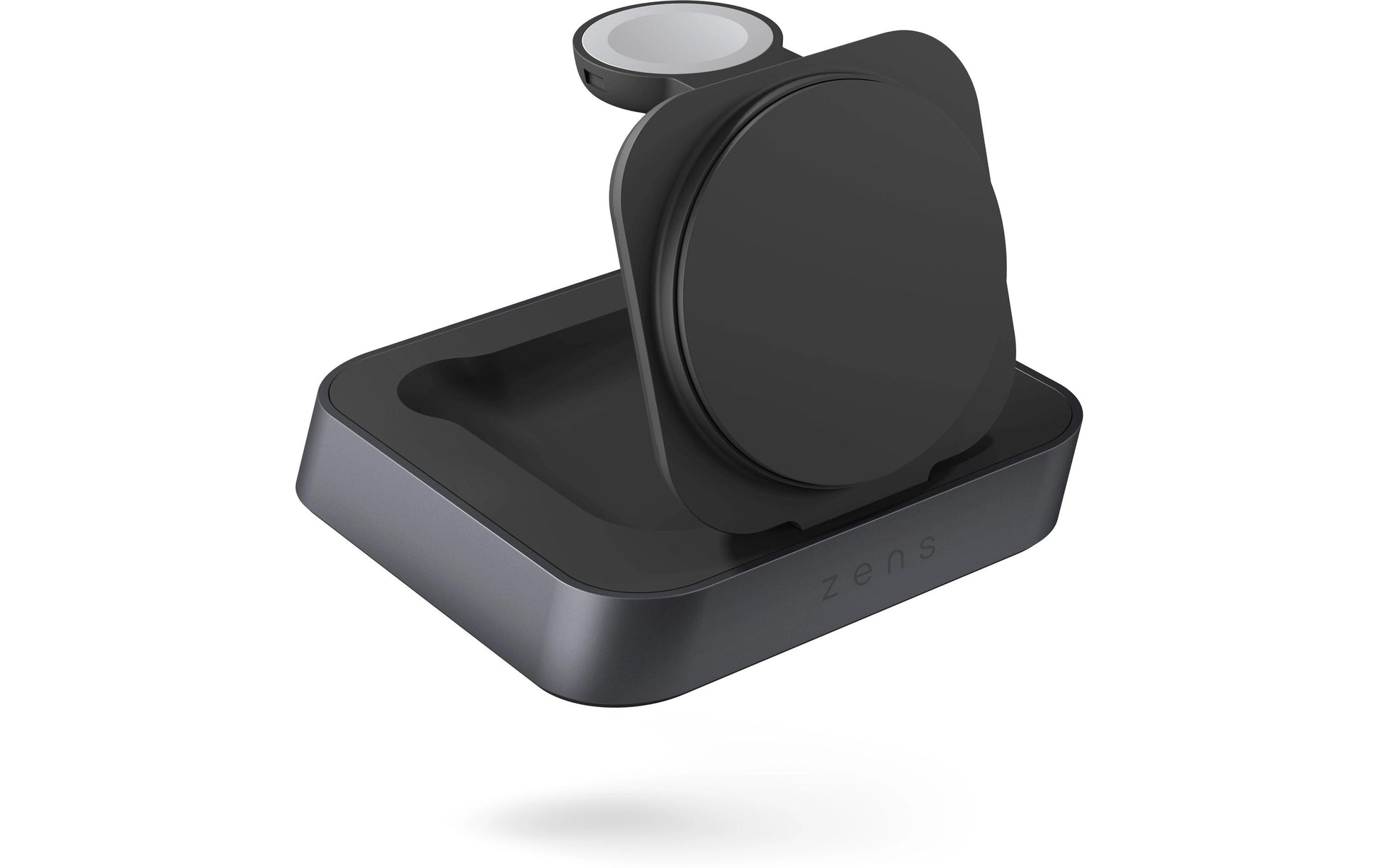 ZENS Nightstand Pro 2 Ladestation – 20 W, Qi2, MagSafe-kompatibel – für Kopfhörer, Smartphone, Smartwatch