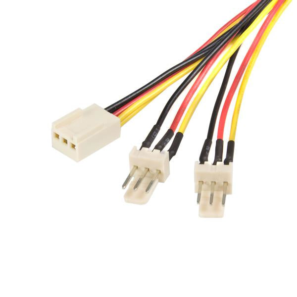 StarTech.com Lüfter-Splitter Stromkabel – Molex (3-polig)–2× Molex (3-polig), 0,3 m