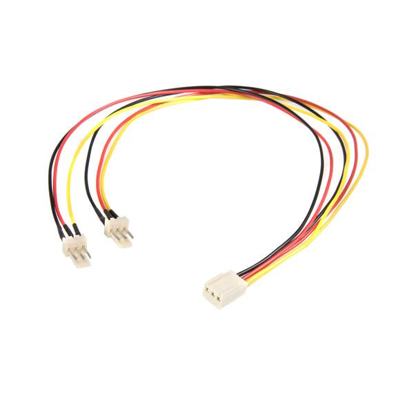 StarTech.com Lüfter-Splitter Stromkabel – Molex (3-polig)–2× Molex (3-polig), 0,3 m