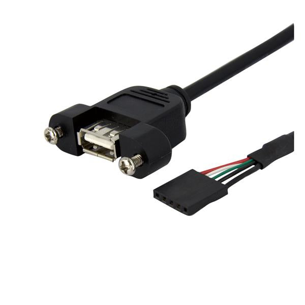 StarTech.com USB-A Verlängerungskabel (Buchse auf Buchse) – USB 2.0 (480 Mbit/s) – 0,9 m – Schwarz