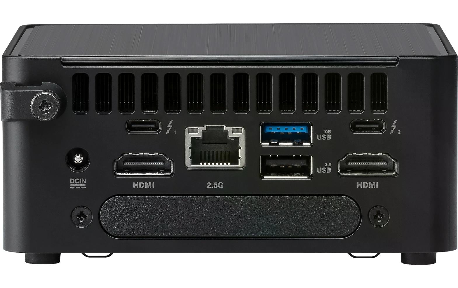 ASUS RNUC14RVHU5 Mini-PC Barebone – Wi‑Fi, Ethernet, Bluetooth – Netzteil 120 W – 144 × 112 × 41 mm