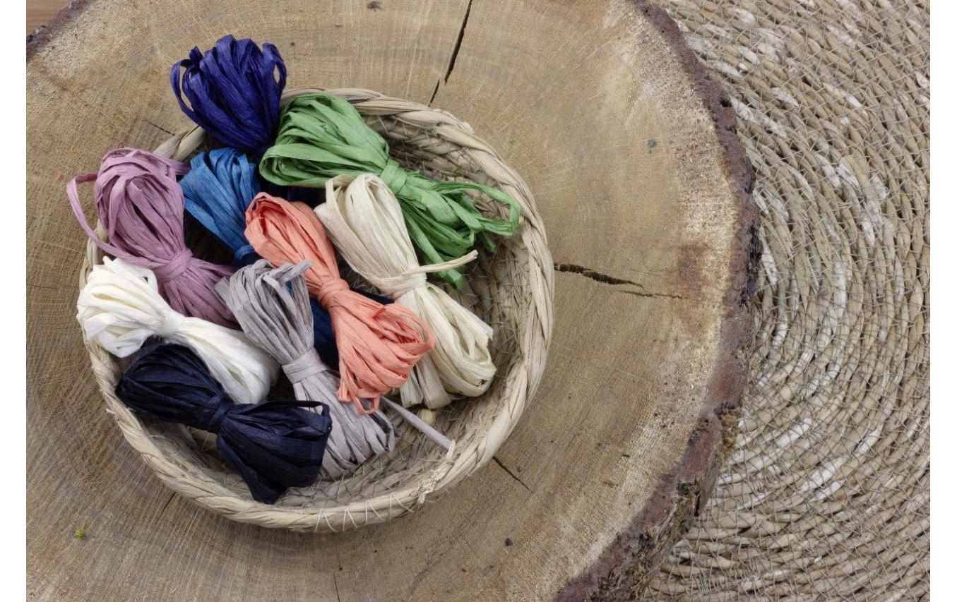 DMC Bastband (Papierbast), Holzfaser, Ecru, 100 m, 50 g, 1 Stk.