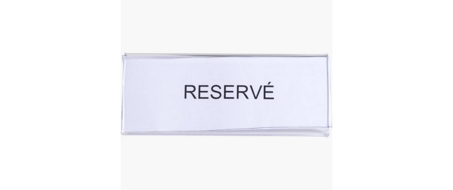 Exacompta Tischaufsteller – für A6 – quer – transparent – Acryl – 10 Stk.