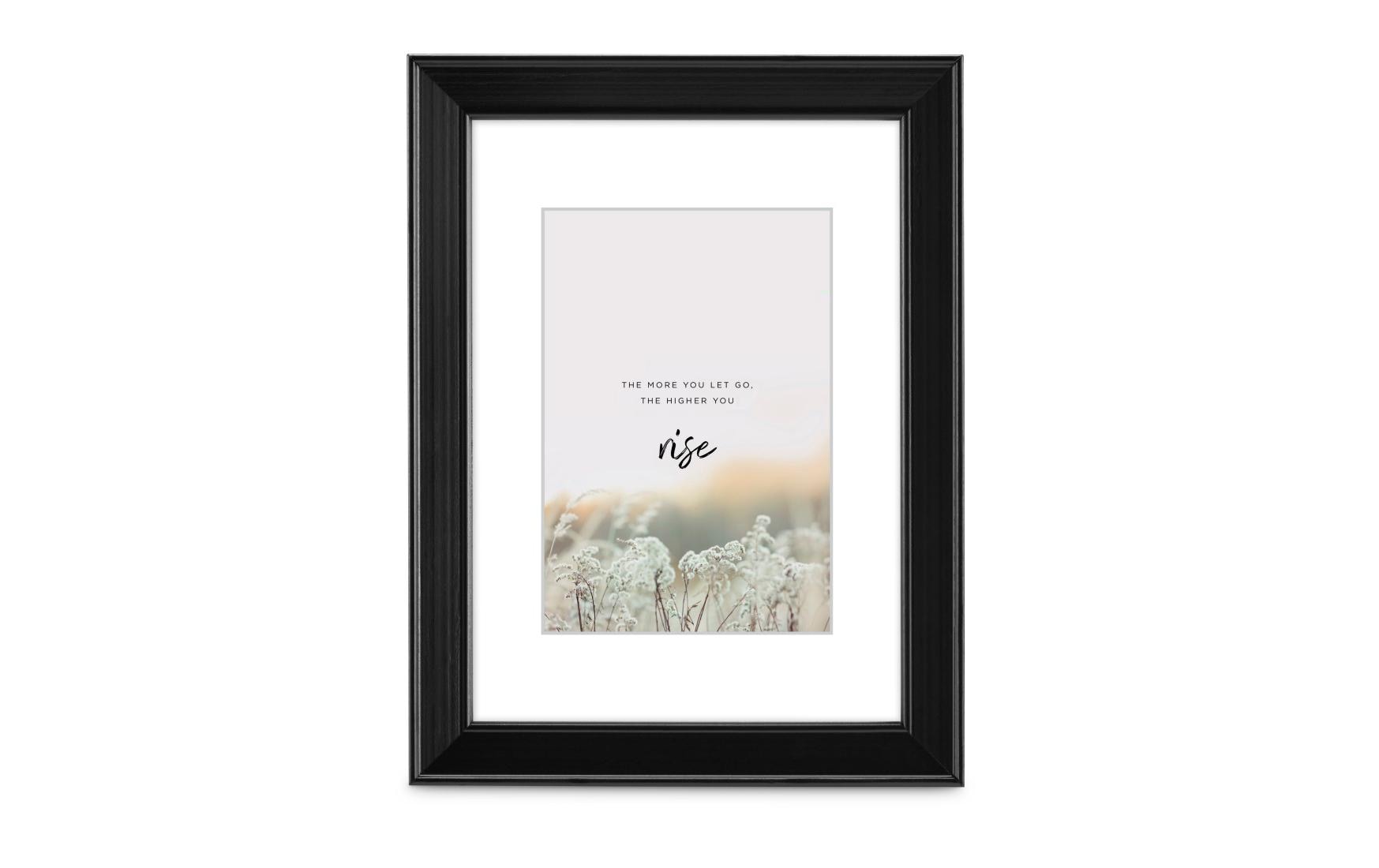 Hama Bilderrahmen – für 15 × 20 cm – Holz, Schwarz