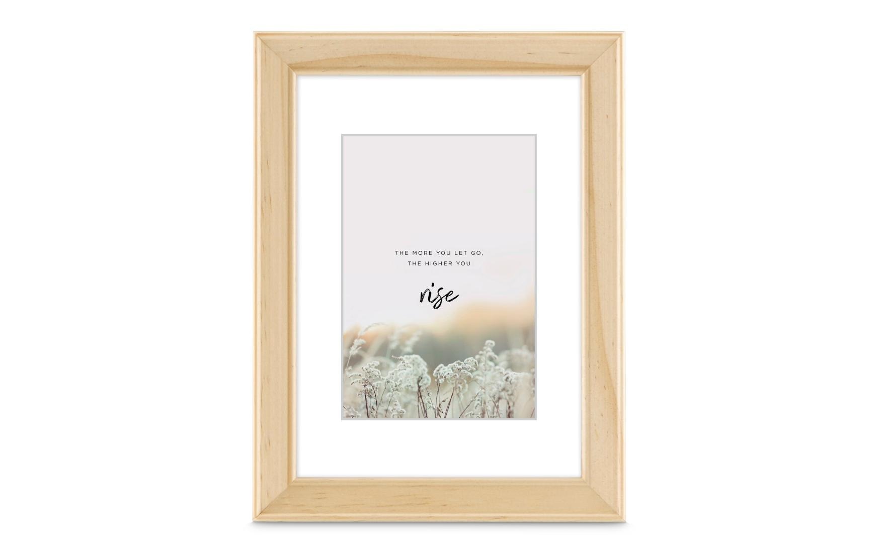 Hama Rise Bilderrahmen – für 10 × 15 cm – Holz, natur
