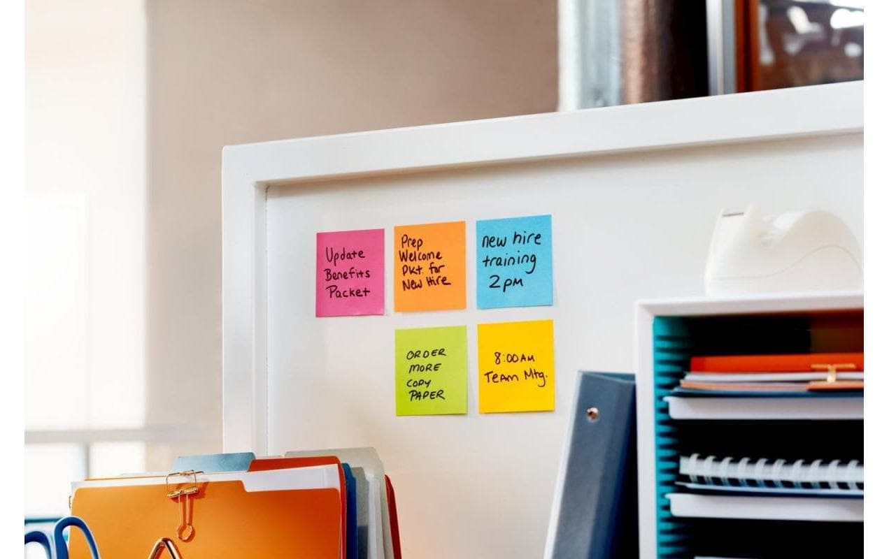 Post-it Z-Notes Spender Bär – 50 Blatt/Block, 76 × 76 mm, weiss, 1 Stück