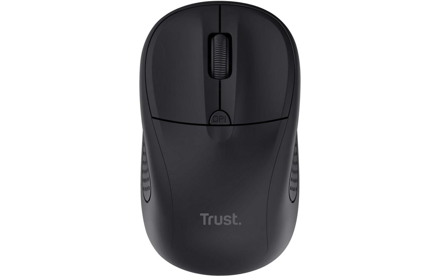 Trust Primo – Maus – Kabellos (2,4 GHz), 1600 DPI, beidhändig, Schwarz