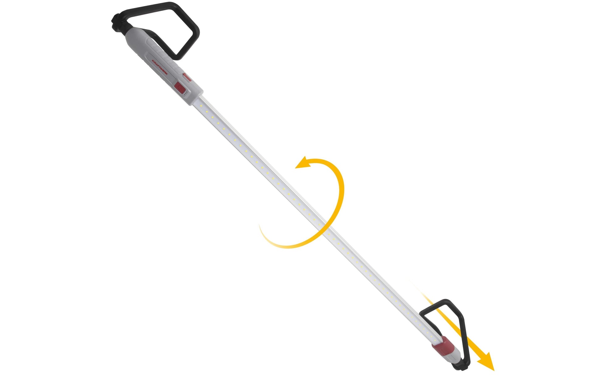 Kraftwerk Taschenlampe 702.004.000 – 2000 lm, dimmbar, 5000 mAh Akku, USB – Grau