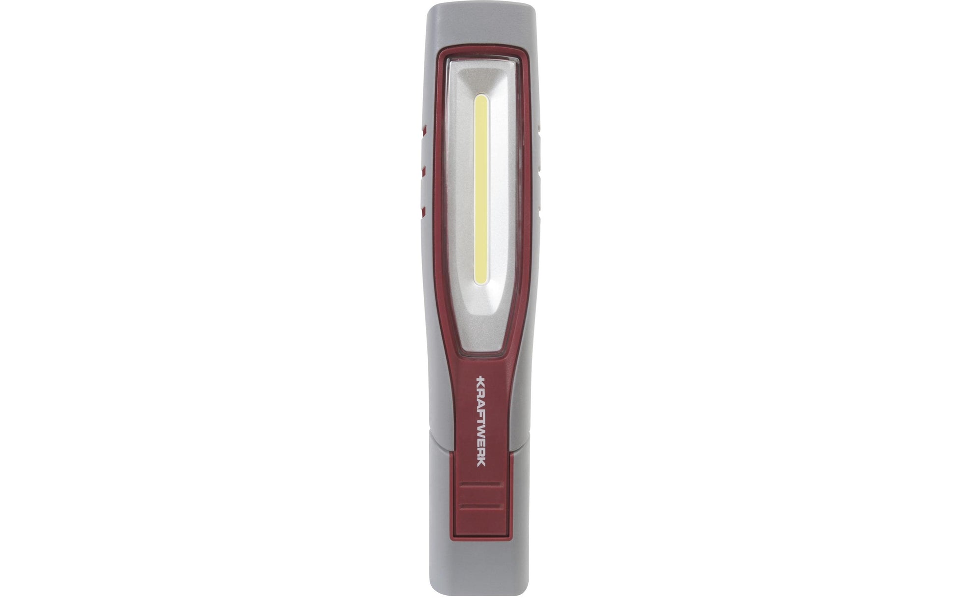 Kraftwerk Taschenlampe Inspection 700 – 700 lm, IP65, dimmbar, Akku – Rot
