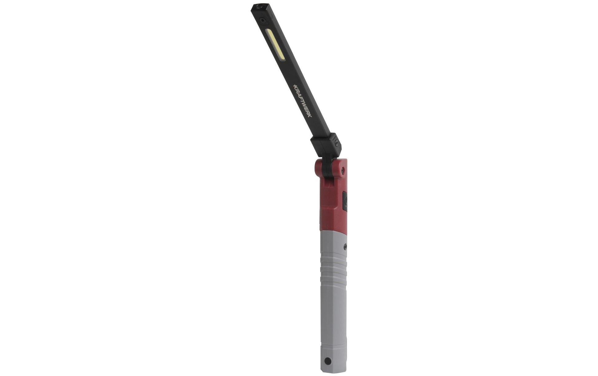 Kraftwerk Taschenlampe Slimlight 800 – 800 lm, IP54, Akku, Dimmer – Rot