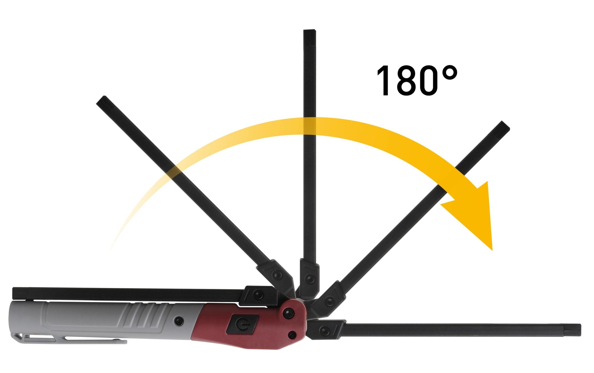 KRAFTWERK Taschenlampe Slimlight 800 – 800 lm, dimmbar, Akku