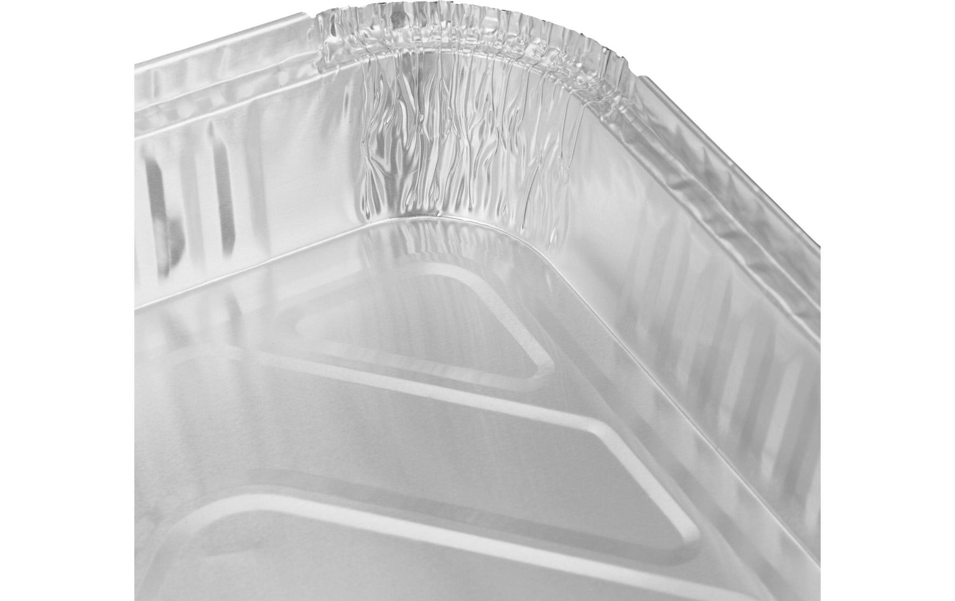 Relaxdays Grillschale, Aluminium, rechteckig – 310 × 210 × 45 mm, Silber – 50 Stk.