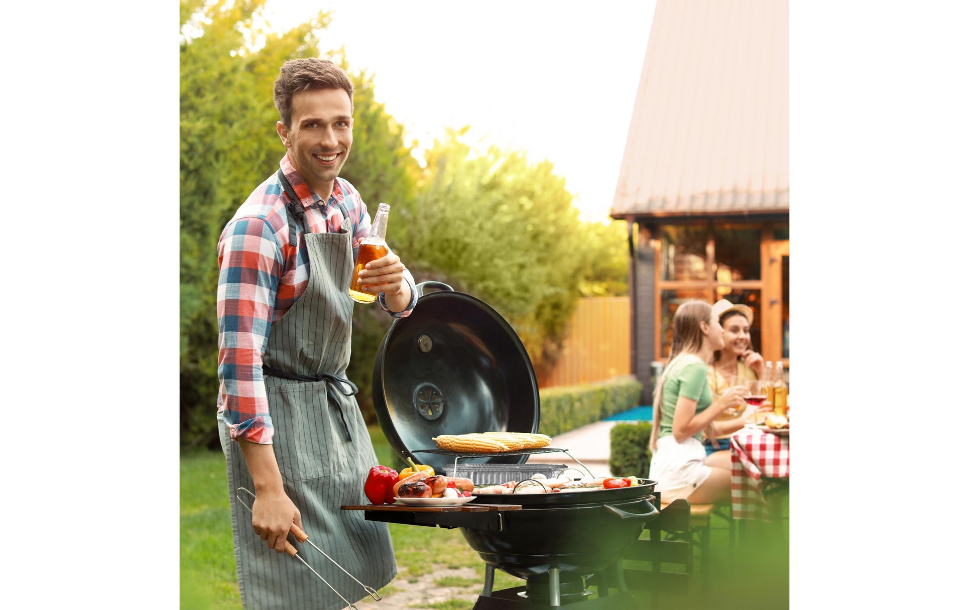 Relaxdays Grillschale, Aluminium, rechteckig – 310 × 210 × 45 mm, Silber – 50 Stk.