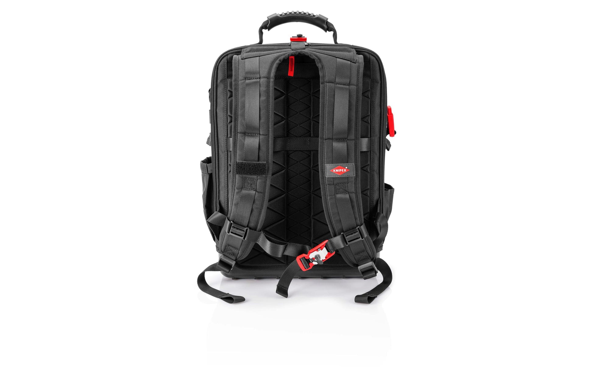 Knipex Werkzeugkasten Modular X18, 530 × 217 × 549 mm, 18 l, Aluminium, schwarz, 22 Teile