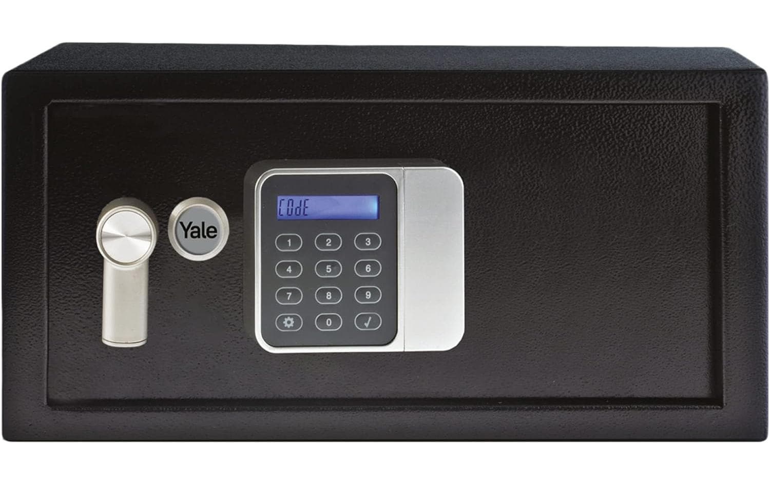 Yale Möbeltresor – mit Zahlenschloss, Stahl, schwarz, 430 × 200 × 350 mm