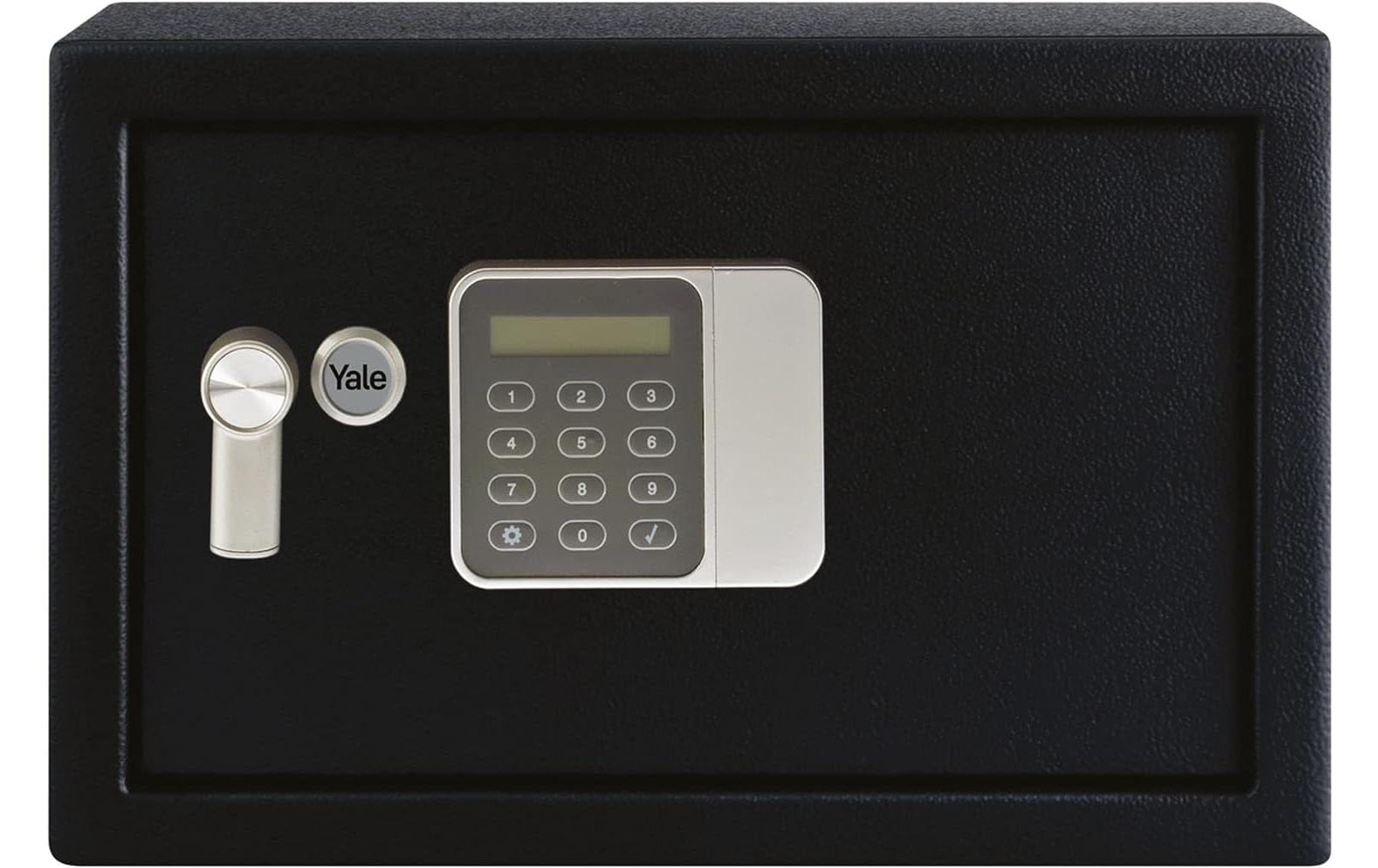 Yale Möbeltresor – mit Zahlenschloss, Stahl, schwarz, 350 × 250 × 250 mm