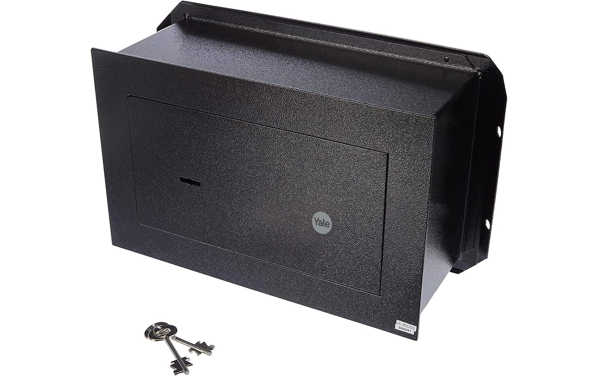 Yale Wandtresor – mit Schlüssel, Schwarz, 360 × 150 × 230 mm