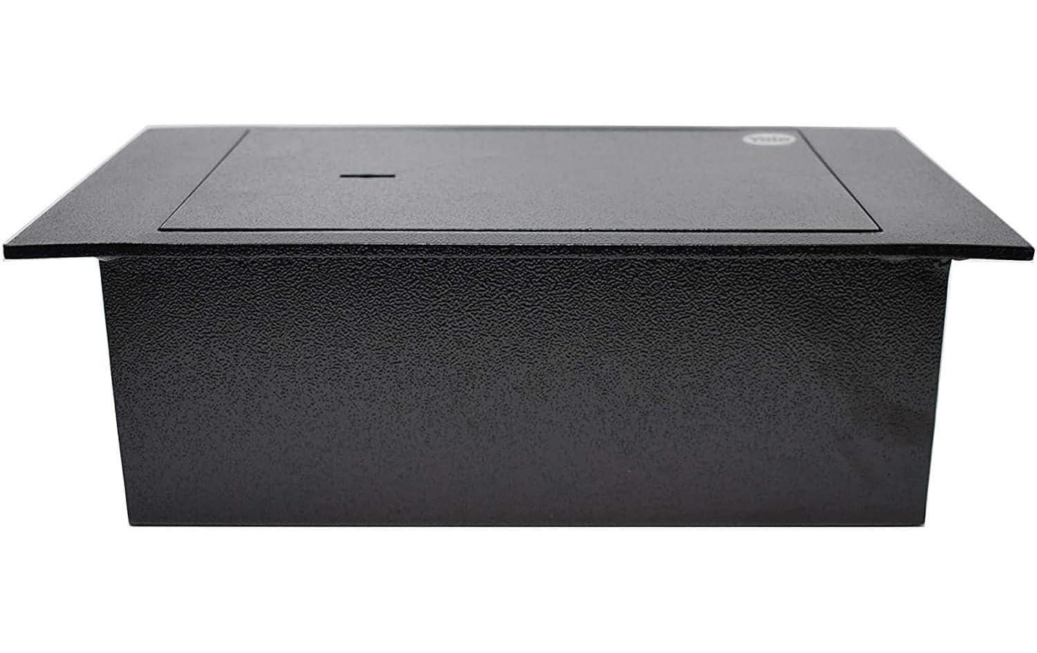 Yale Bodentresor – mit Schlüssel, schwarz, 390 × 210 × 130 mm