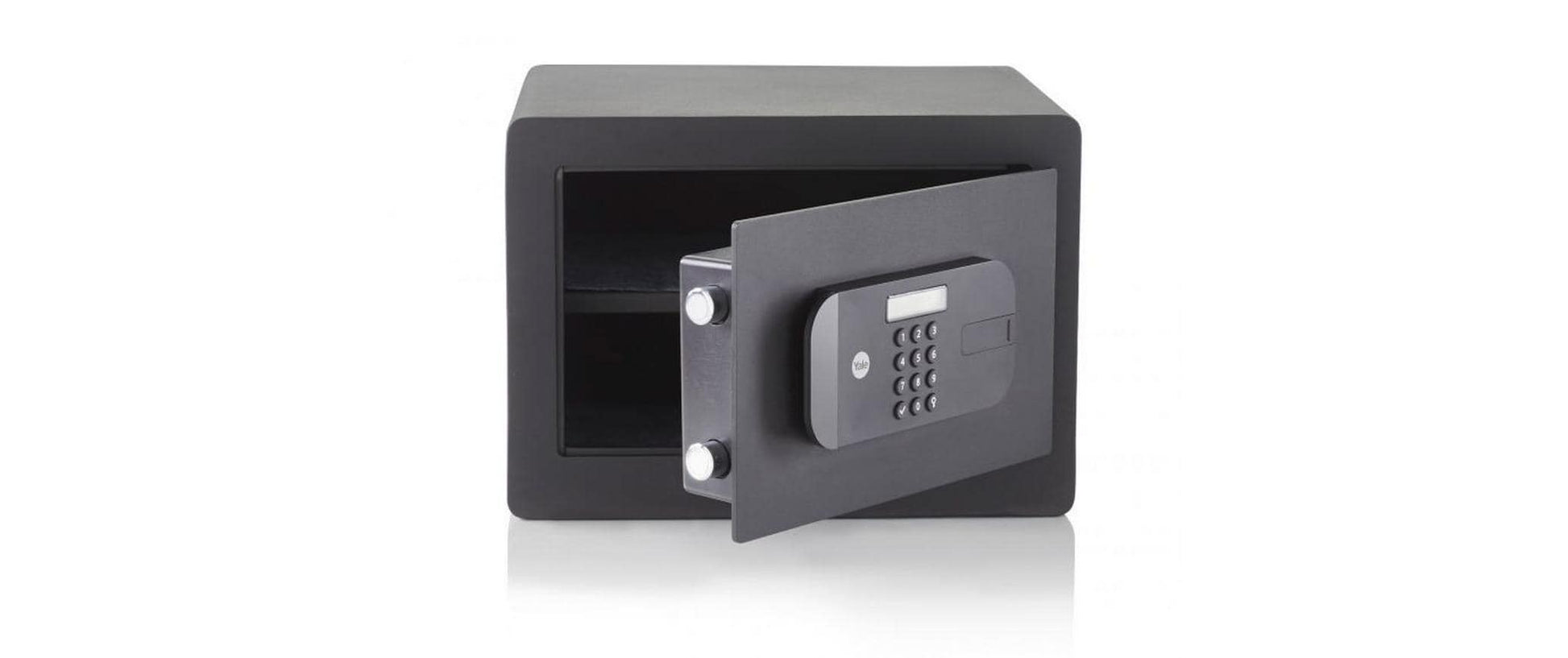 Yale Tresor – mit Zahlenschloss, Stahl, schwarz, 350 × 250 × 300 mm