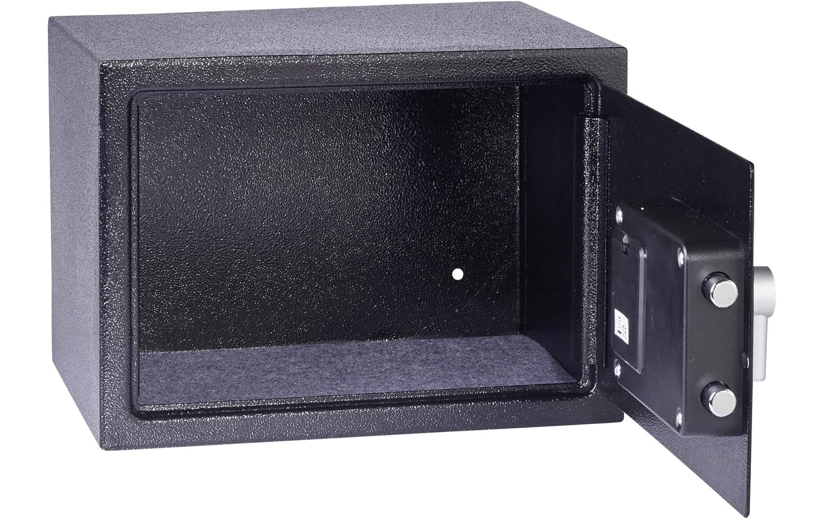 Yale Möbeltresor – mit Zahlenschloss, Stahl, schwarz, 350 × 250 × 250 mm