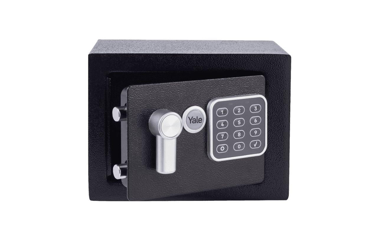 Yale Möbeltresor YSV/170/DB2 – Elektronikschloss – 3,8 l – Boden-/Wandmontage – Schwarz