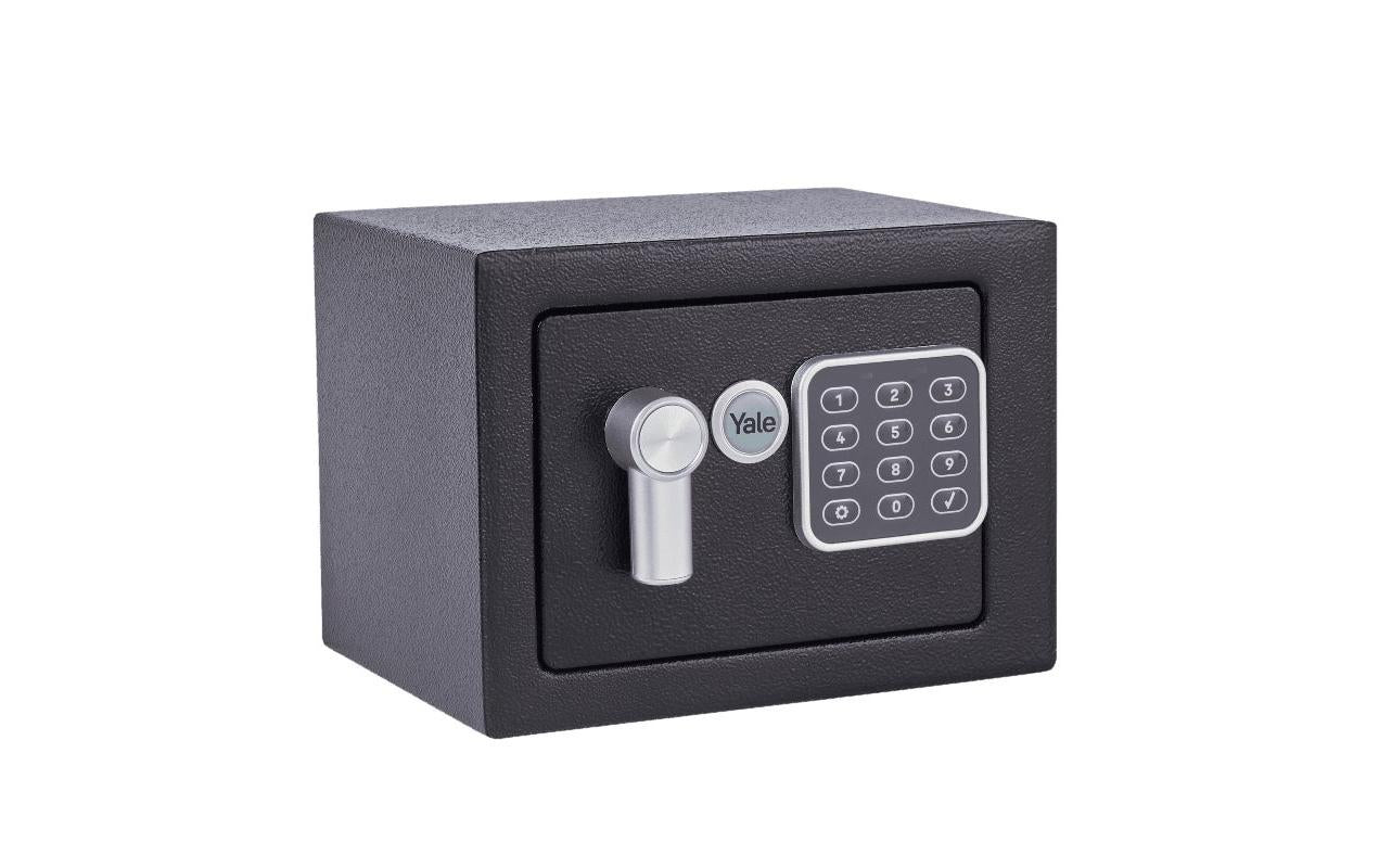 Yale Möbeltresor YSV/170/DB2 – Elektronikschloss – 3,8 l – Boden-/Wandmontage – Schwarz