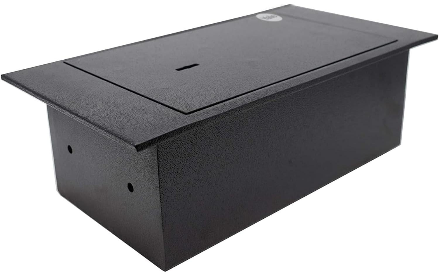 Yale Bodentresor – mit Schlüssel, schwarz, 390 × 210 × 130 mm