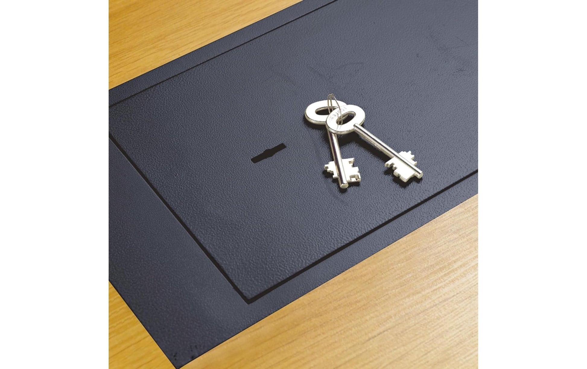 Yale Bodentresor – mit Schlüssel, schwarz, 390 × 210 × 130 mm