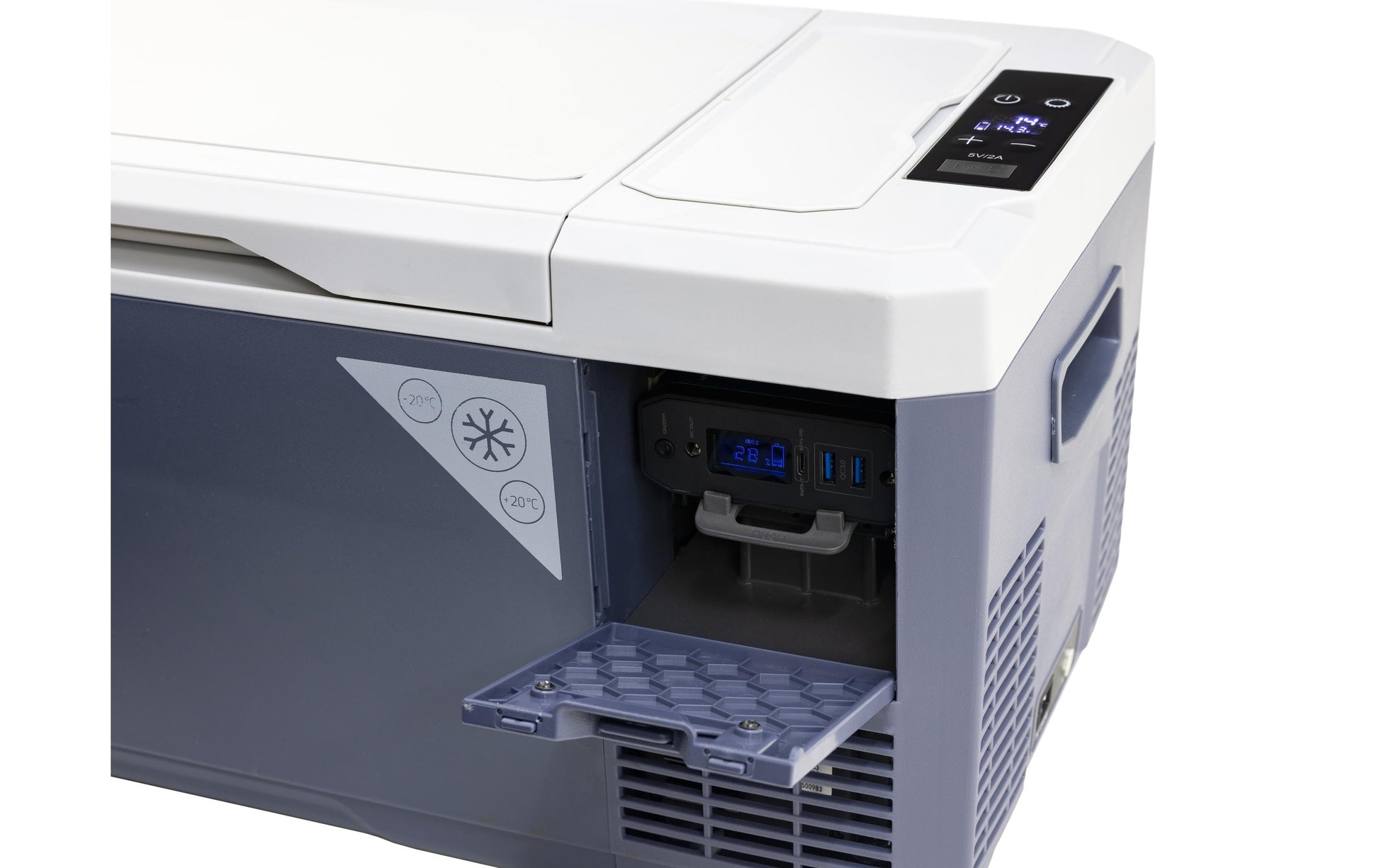 KOOR Kühlbox ACUX 18 – 18 l, 100/240 V, Kompressor, Energieeffizienzklasse D